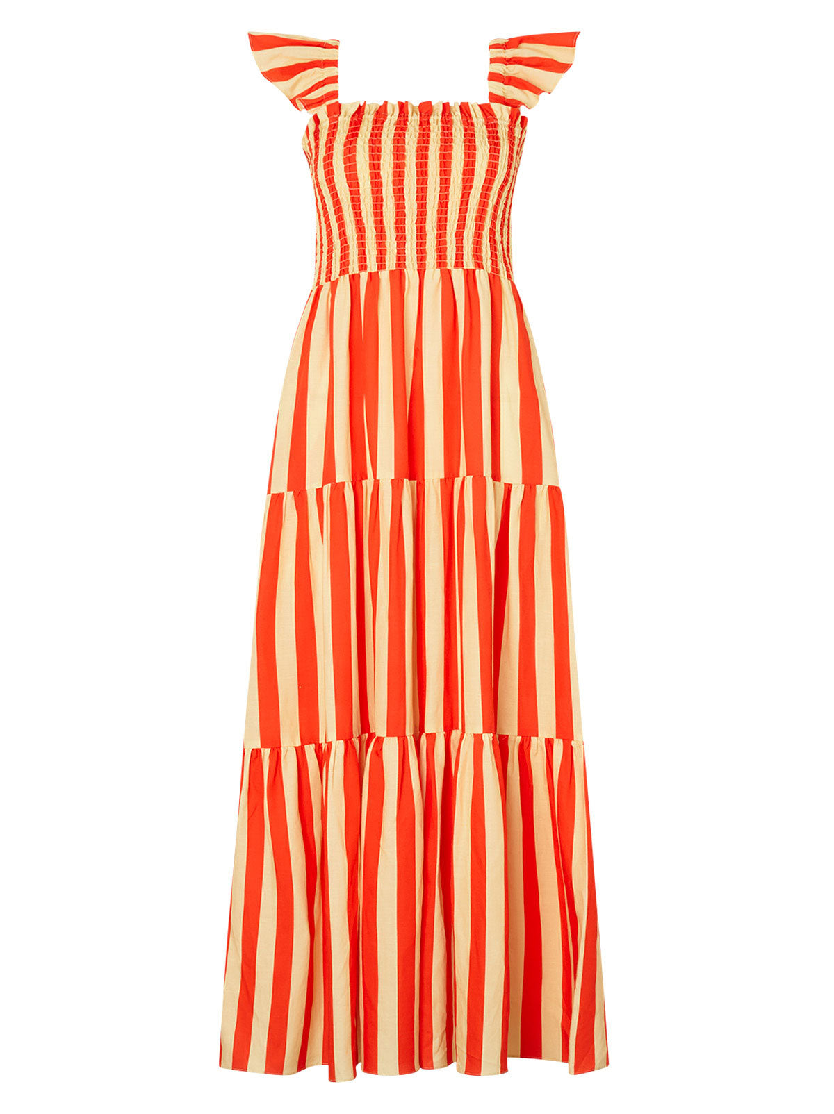 Aisha Striped Maxi Dress By KITRI Studio