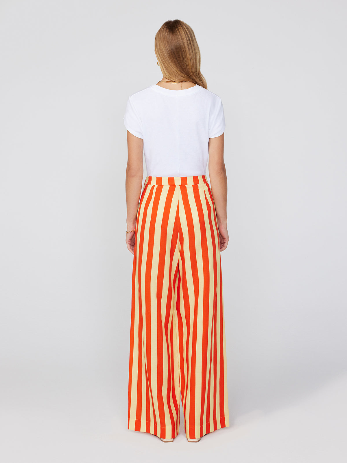 Angelina Striped Wide Leg Trousers By KITRI Studio