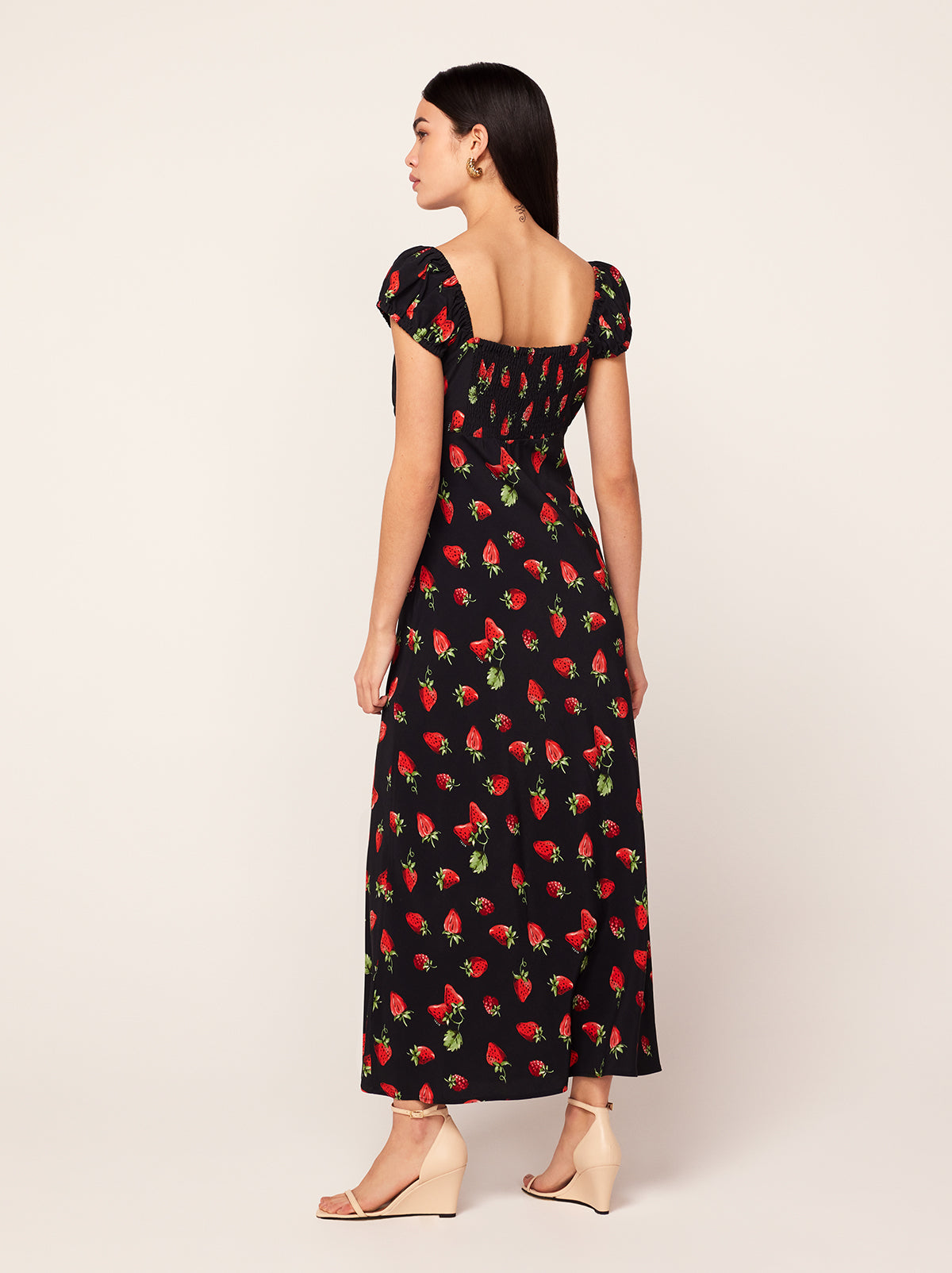 Bess Berry Print Maxi Dress By KITRI Studio