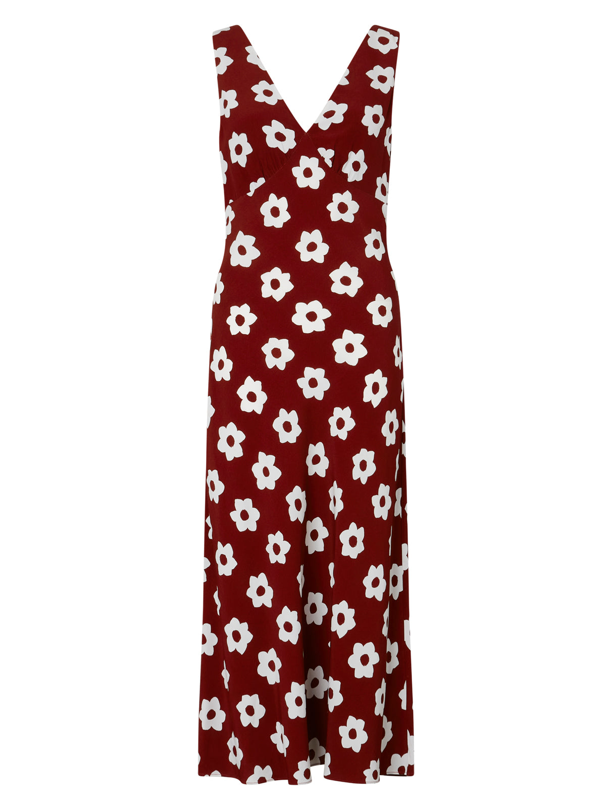 Claire Auburn Tiled Floral Slip Dress By KITRI Studio