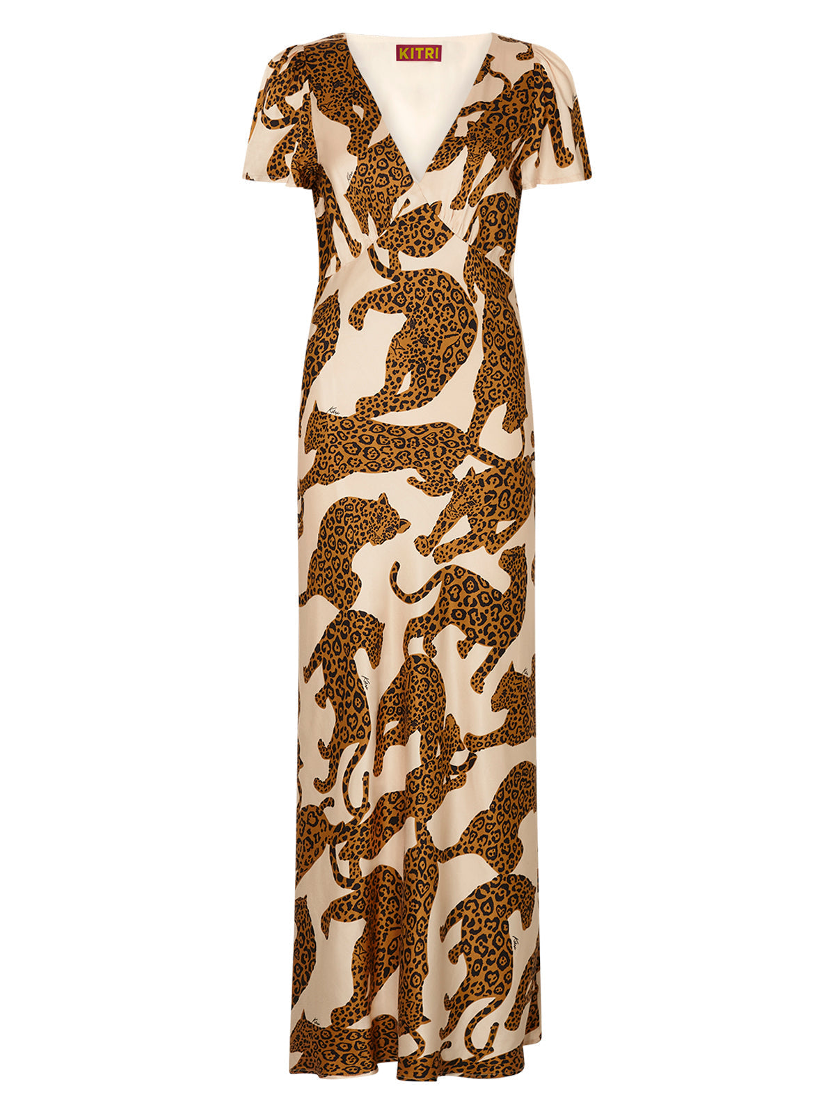 Effie Leopards Print Midi Dress By KITRI Studio
