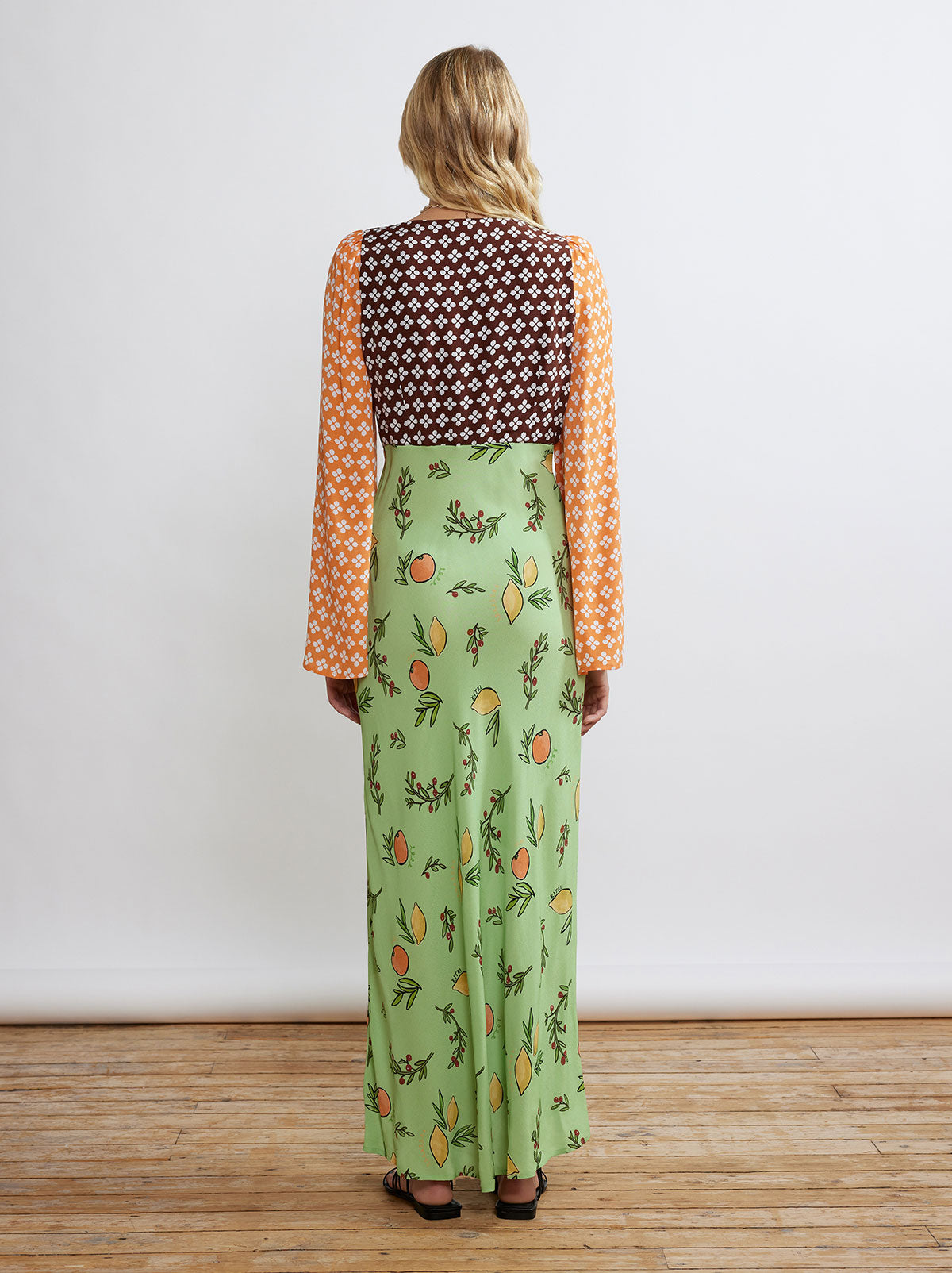 Libby Mixed Print Maxi Dress By KITRI Studio