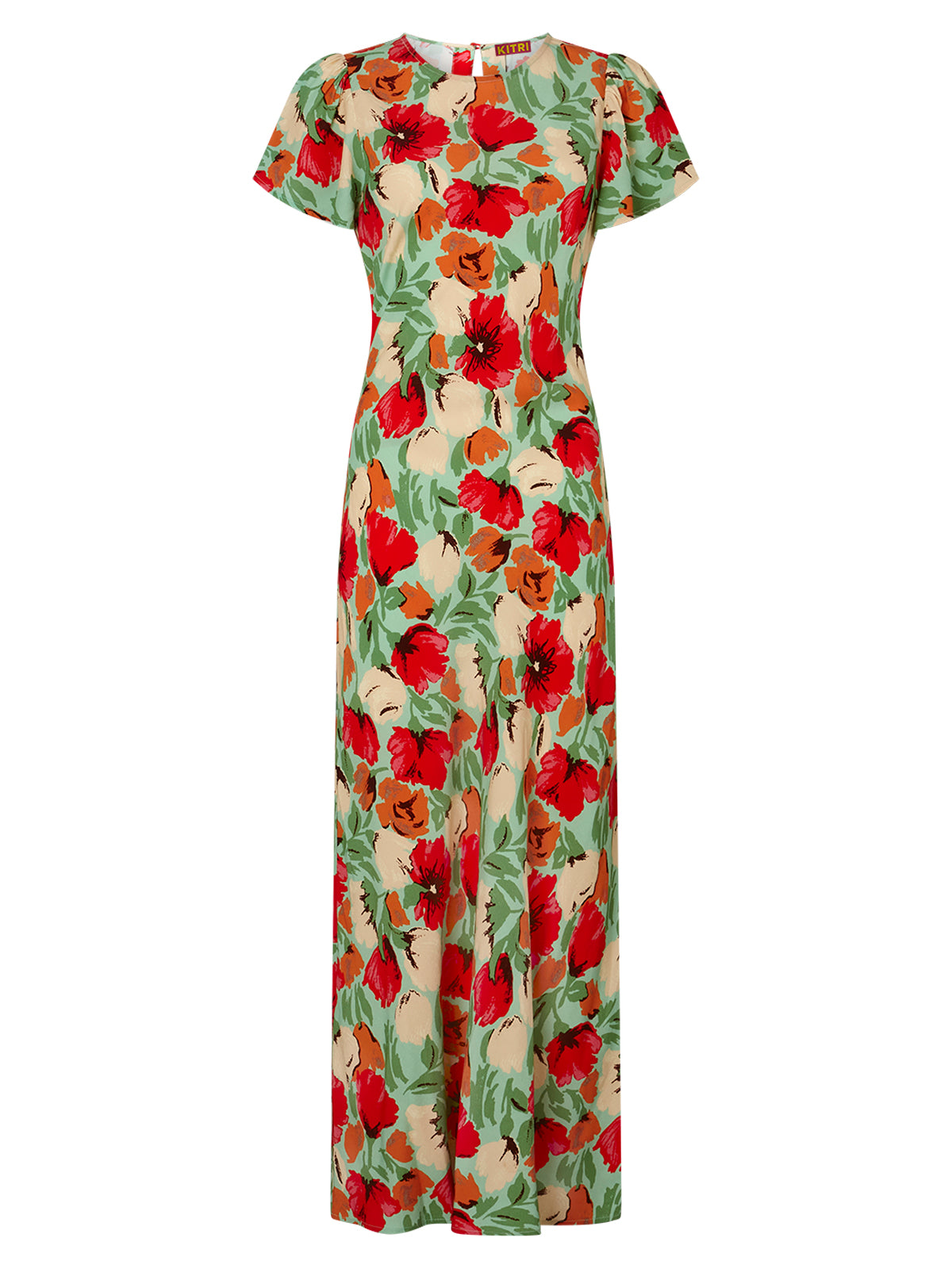 Marie Green Garden Floral Maxi Dress By KITRI Studio