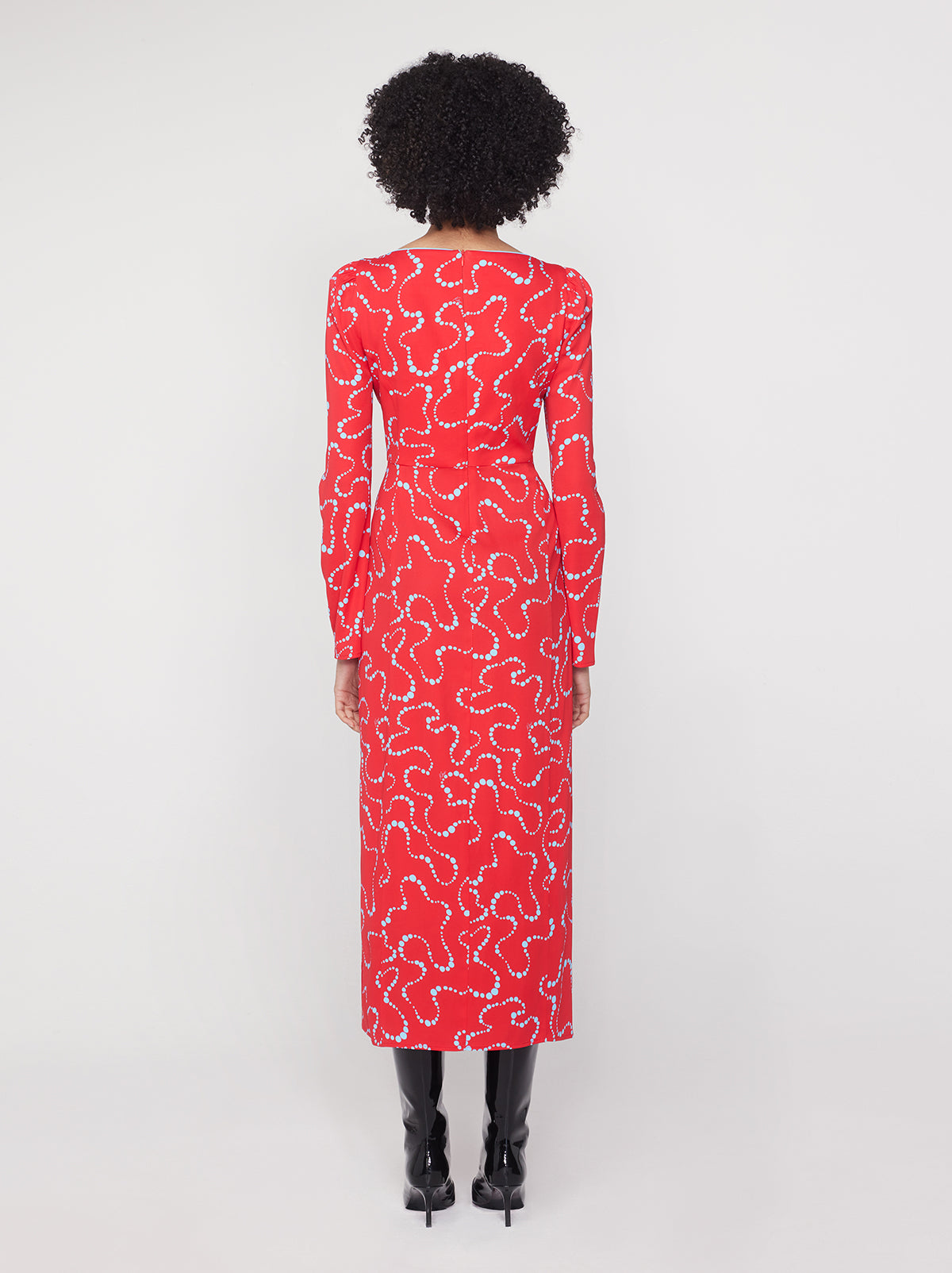 Rhonda Watermelon Trail Print Dress By KITRI Studio