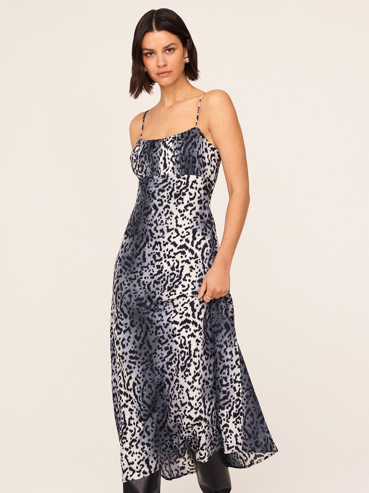 Velma Snow Leopard Print Dress