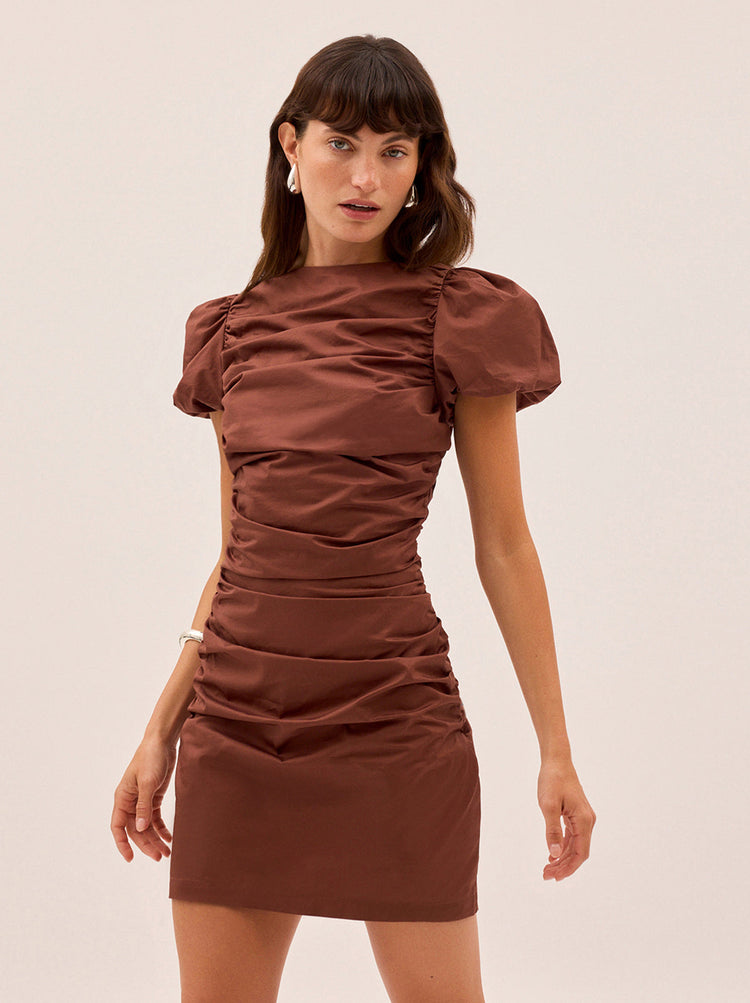 Caitlin Sienna Cotton Mini Dress