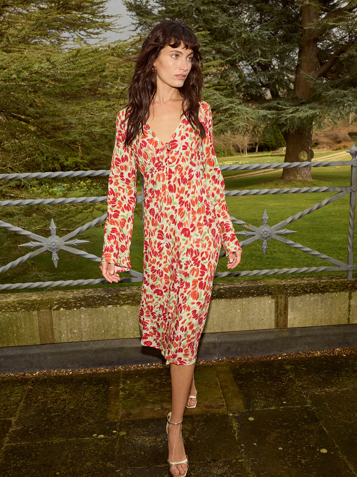 Carrie Tulip Print Dress