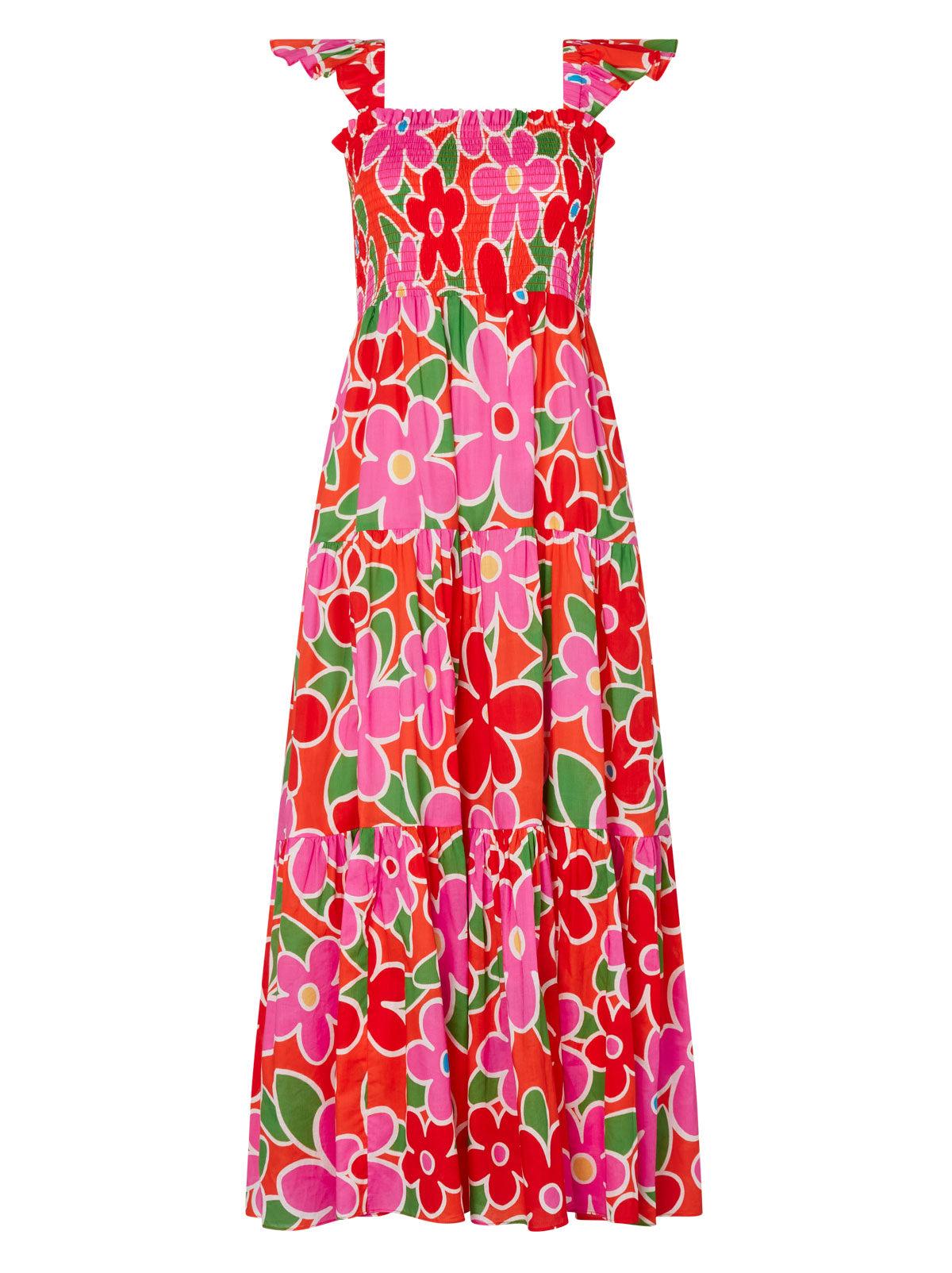 Aisha Floral Print Maxi Dress | KITRI Studio
