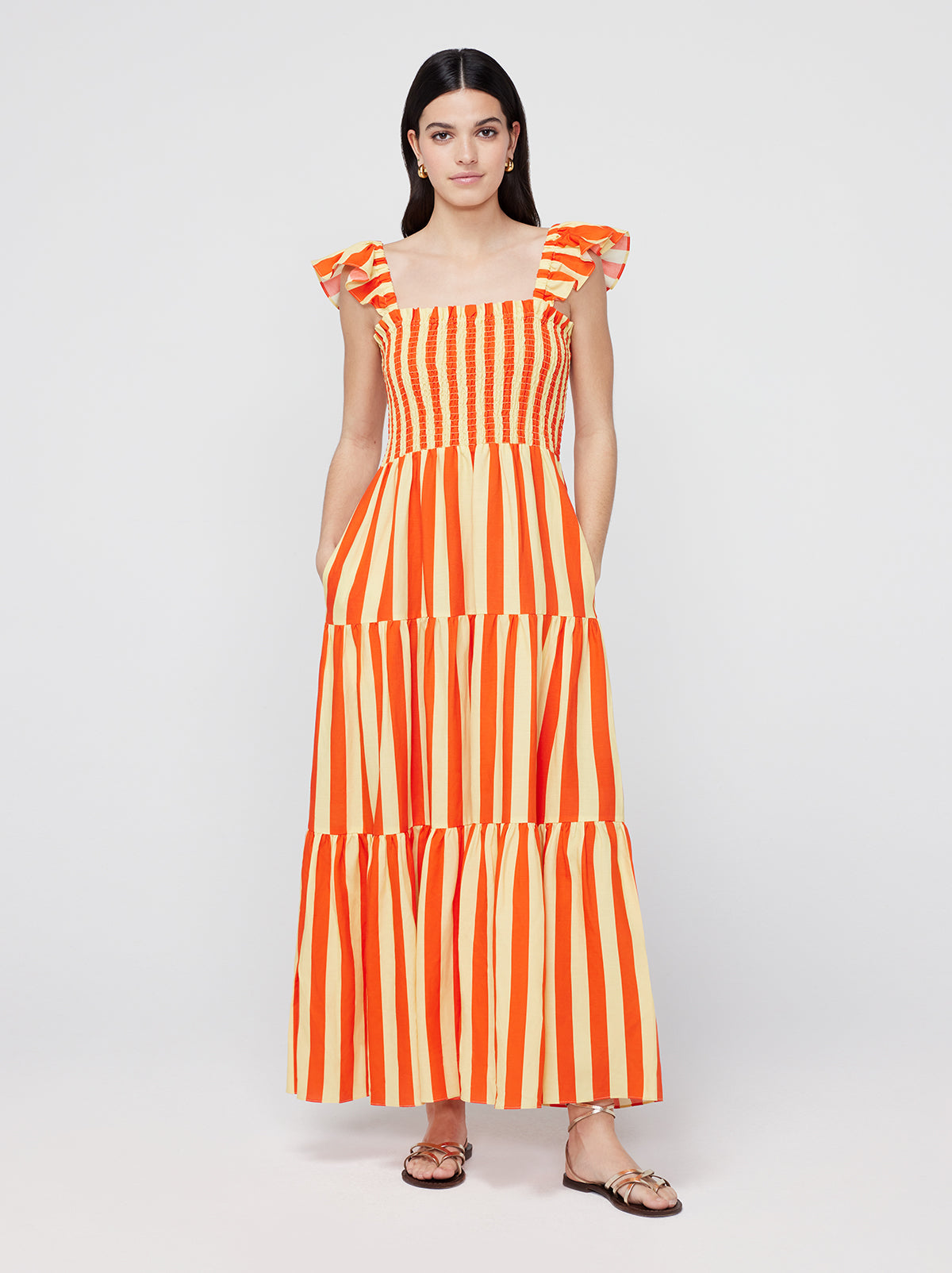 Striped 2024 flowy dress