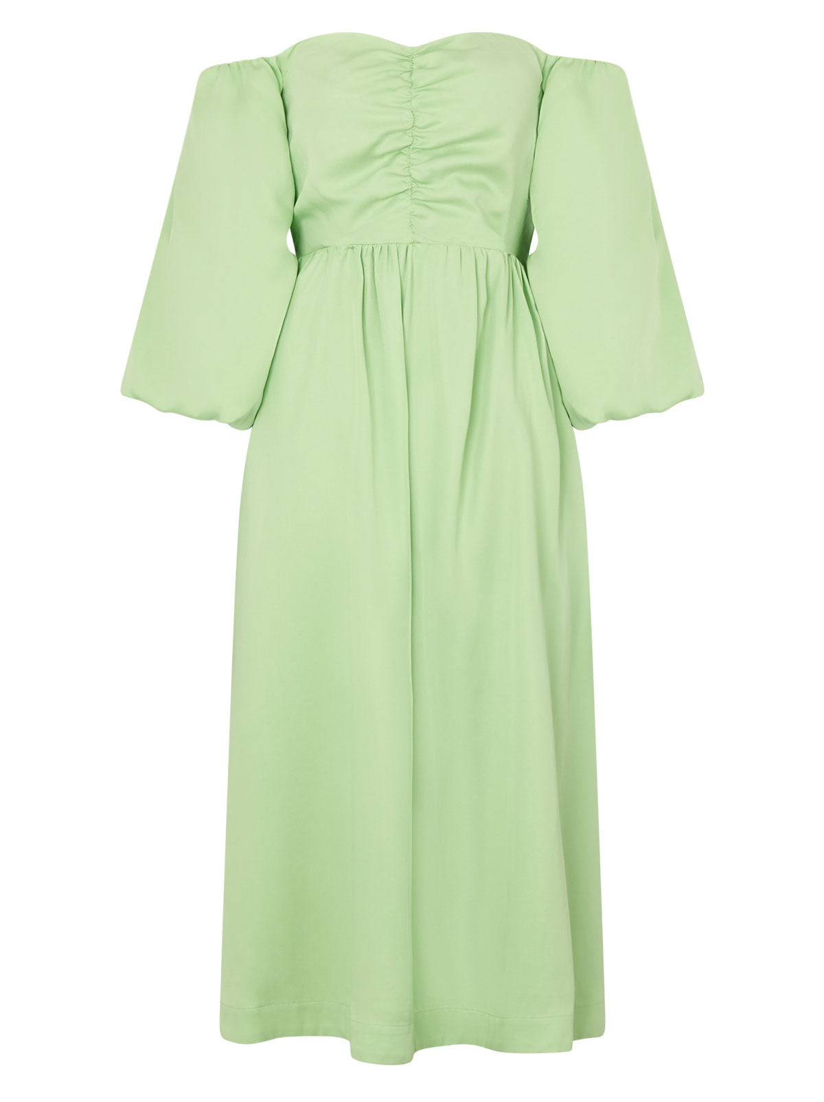 Alexis Green Bardot Midi Dress by KITRI Studio