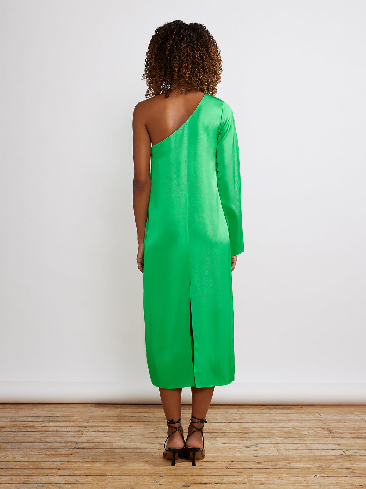 Amber Green One Shoulder Dress By KITRI Studio