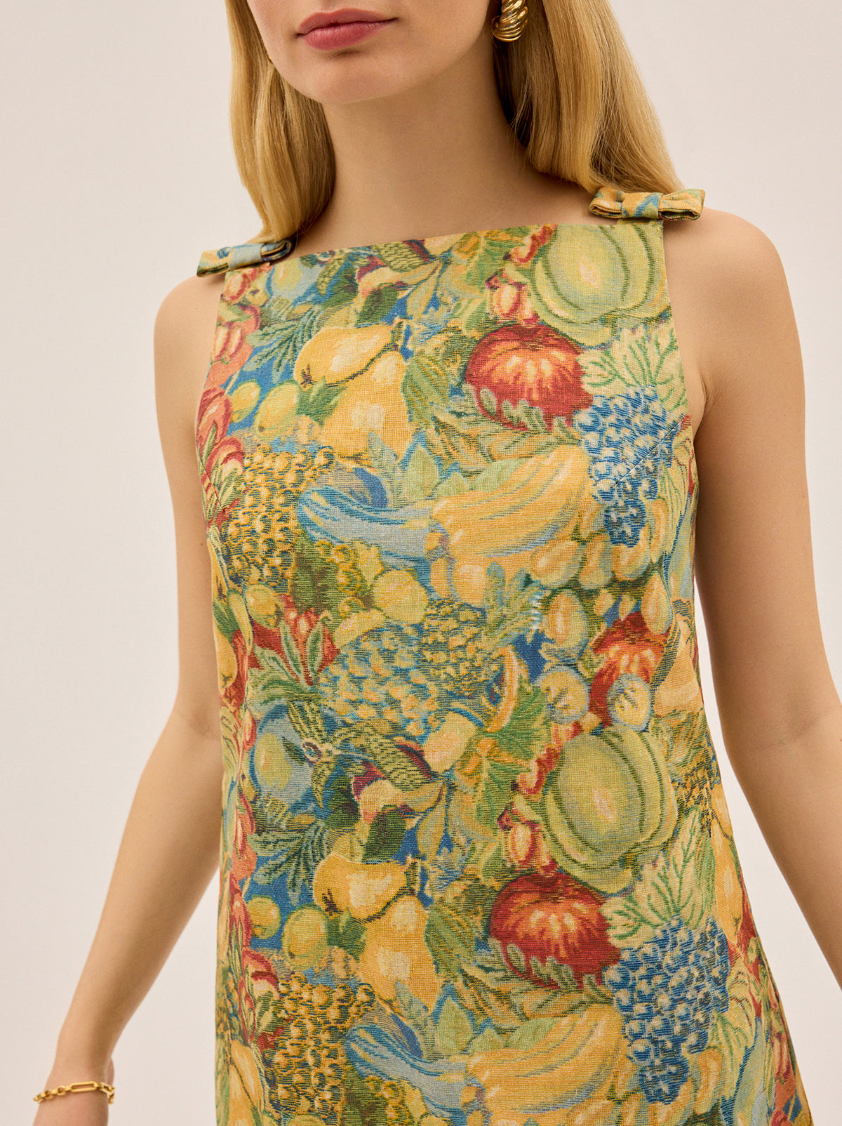 Angelica Fruit Print Mini Dress By KITRI Studio