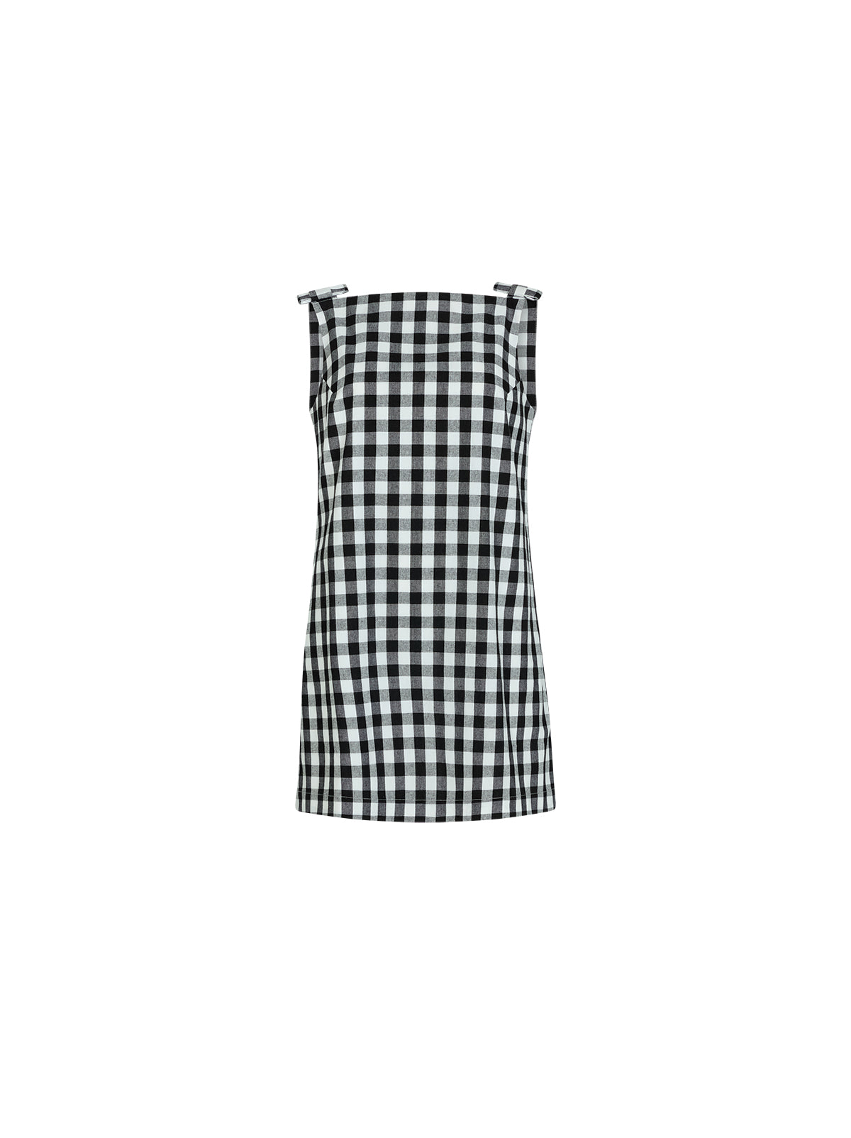 Angelica Gingham Linen Blend Mini Dress | KITRI Studio