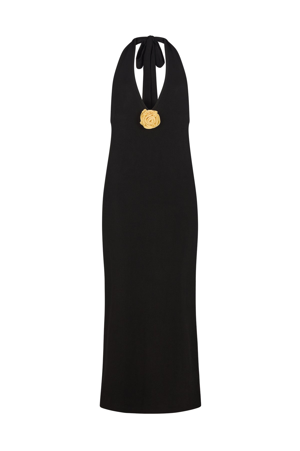 Anissa Black Knit Halter Dress | KITRI Studio Anissa Black Knit Halter Dress | KITRI Studio