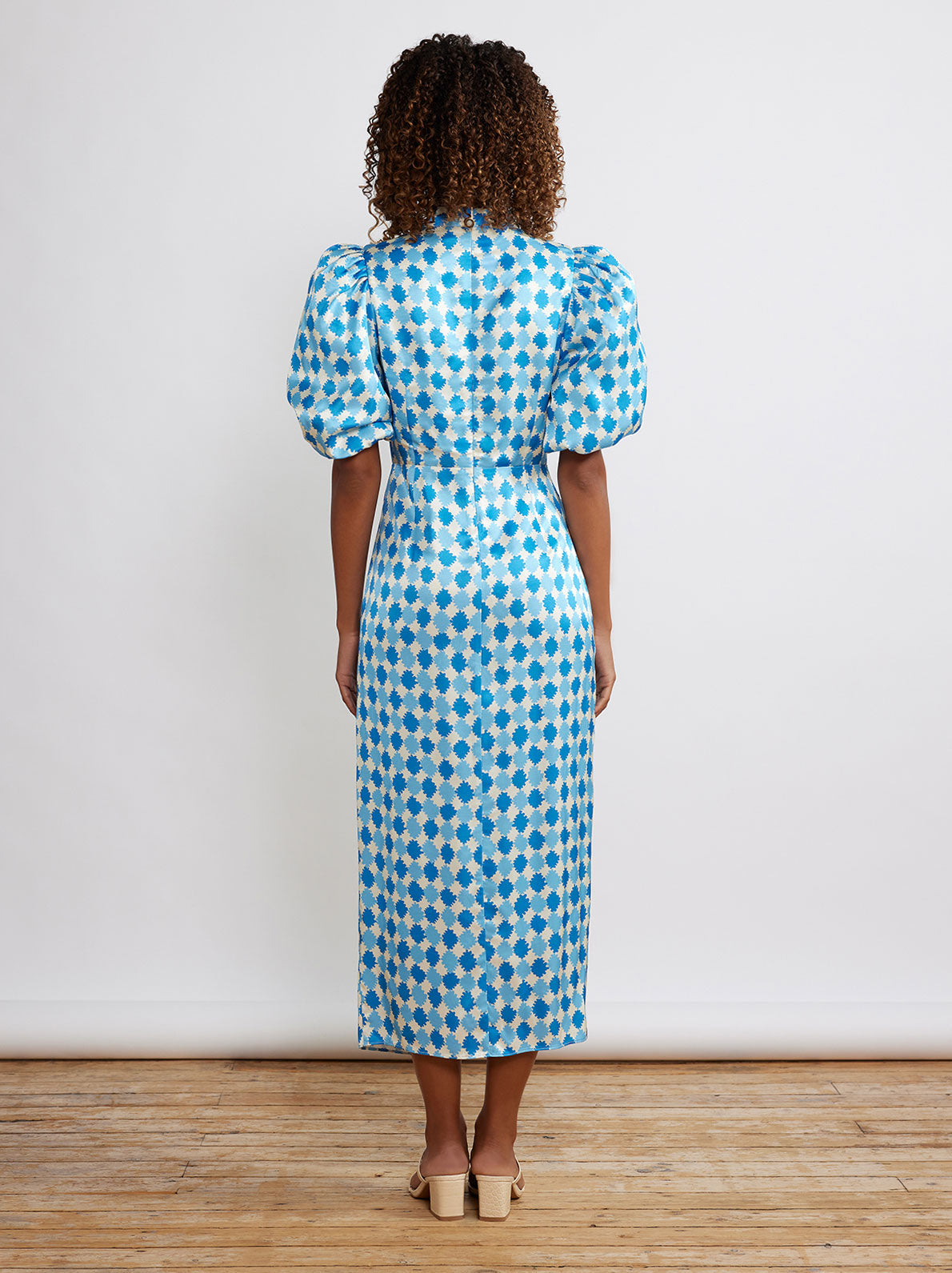 Annabelle Blue Picnic Check Dress by KITRI Studio