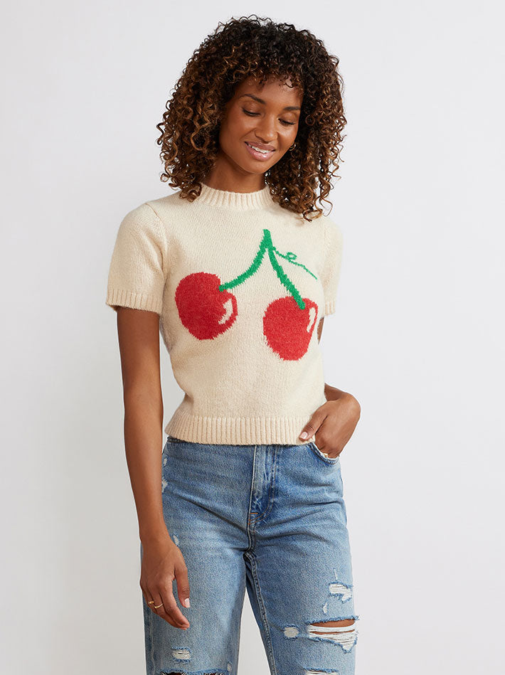 Cherry sweater deals