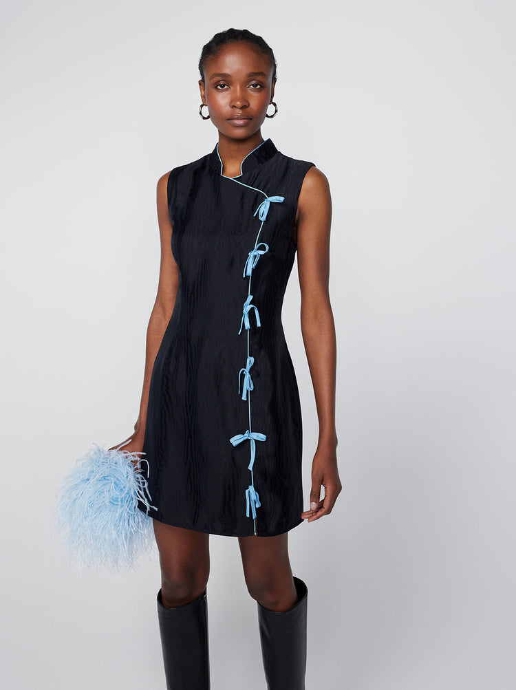 Aubrey Black Mini Dress By KITRI Studio