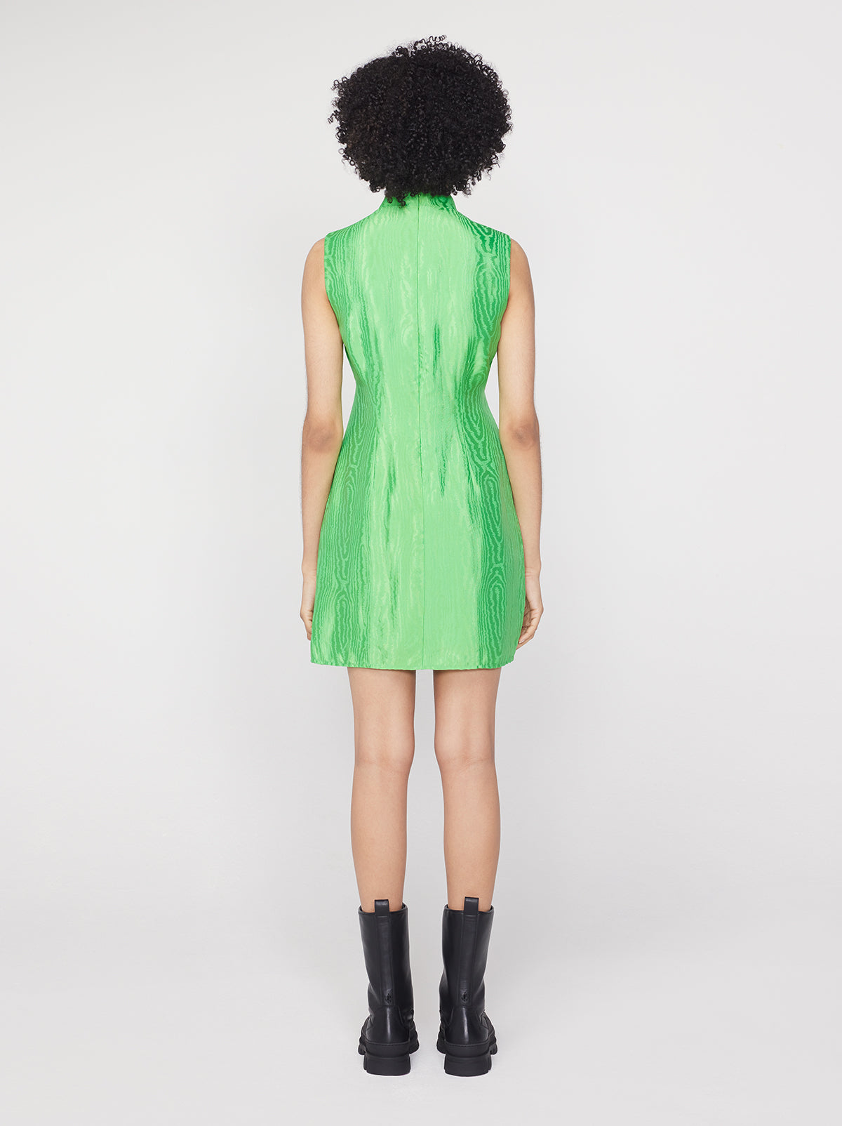 Aubrey Lime Green Mini Dress