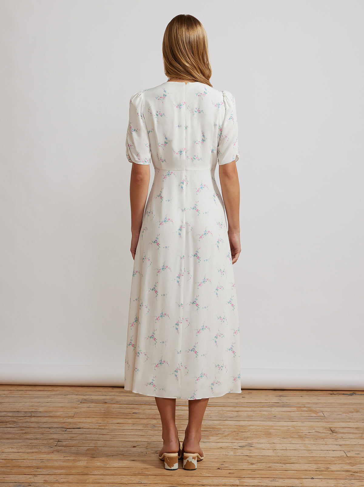 Bell Ivory Midi Dress By KITRI Studio