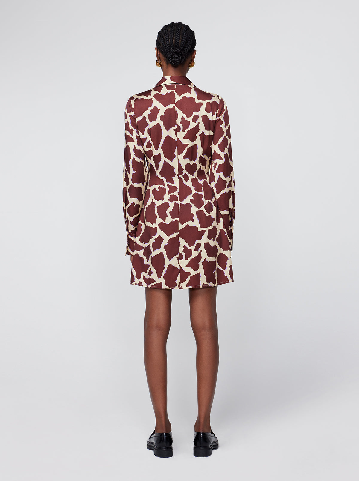 Brooke Giraffe Print Mini Dress By KITRI Studio