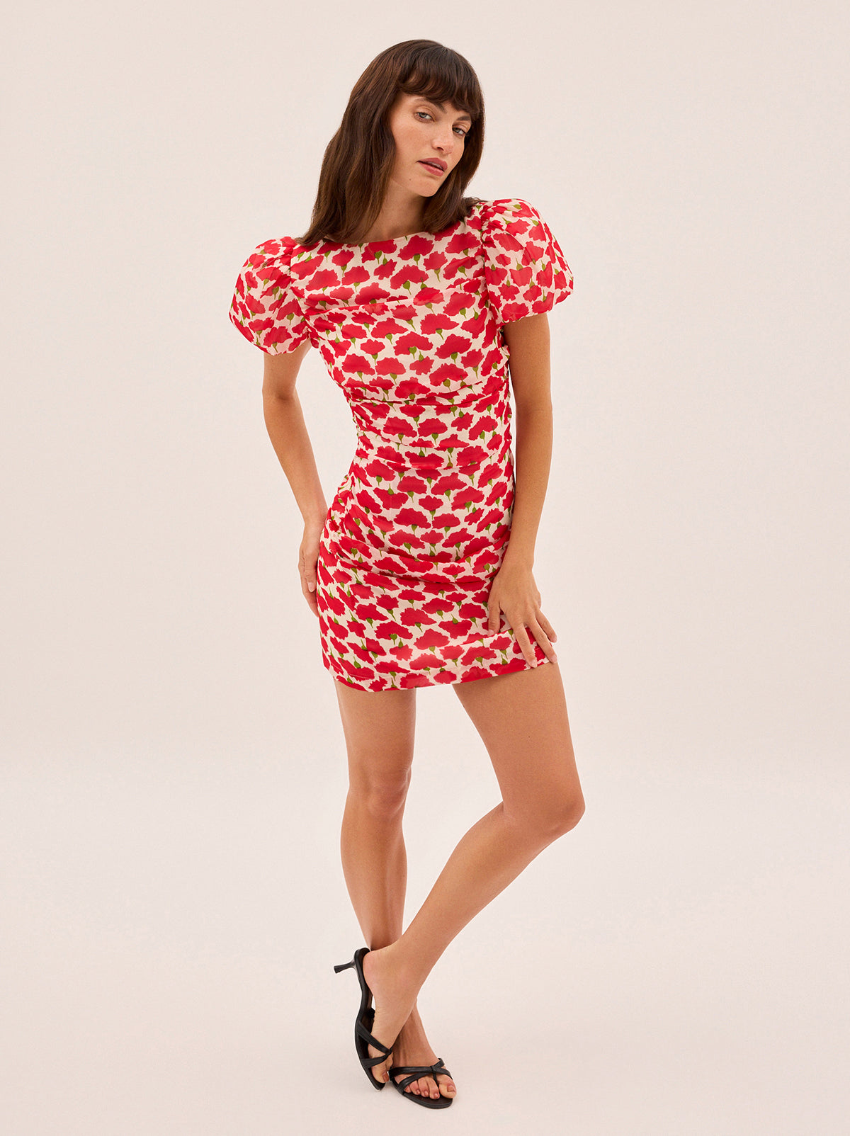 kaitrin mini dress in red KILANI CORSET MINI DRESS- RED XS
