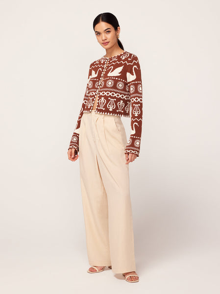KOUHEN FAIR ISLE KNIT CARDIGAN - Yonetomi STORE ONLINE｜ヨネ