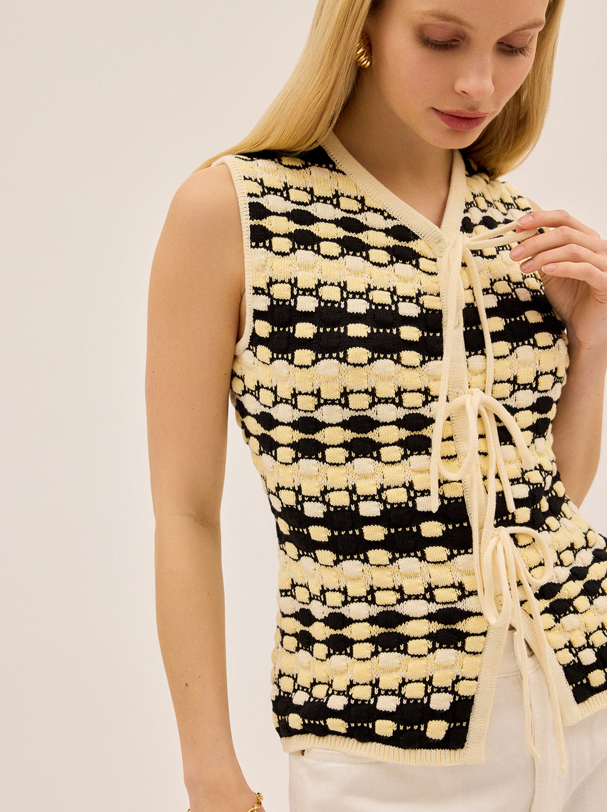 Casey Knit Vest By KITRI Studio