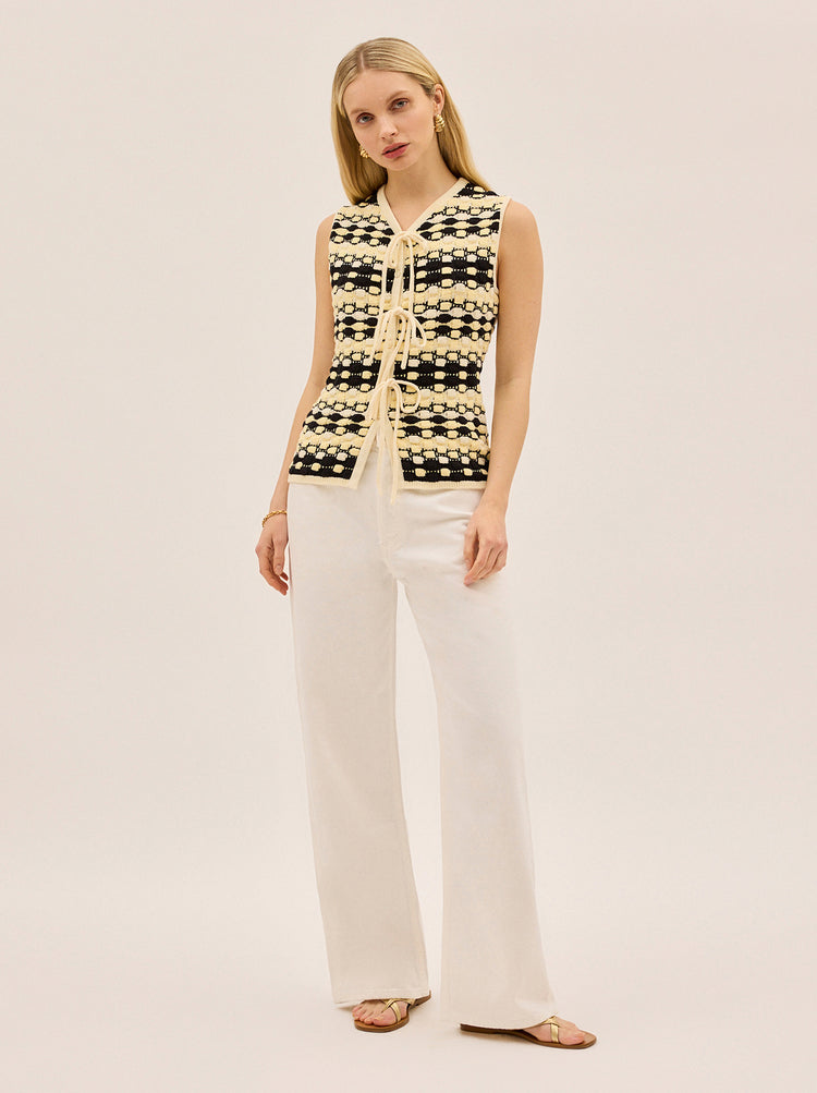 Casey Knit Vest By KITRI Studio