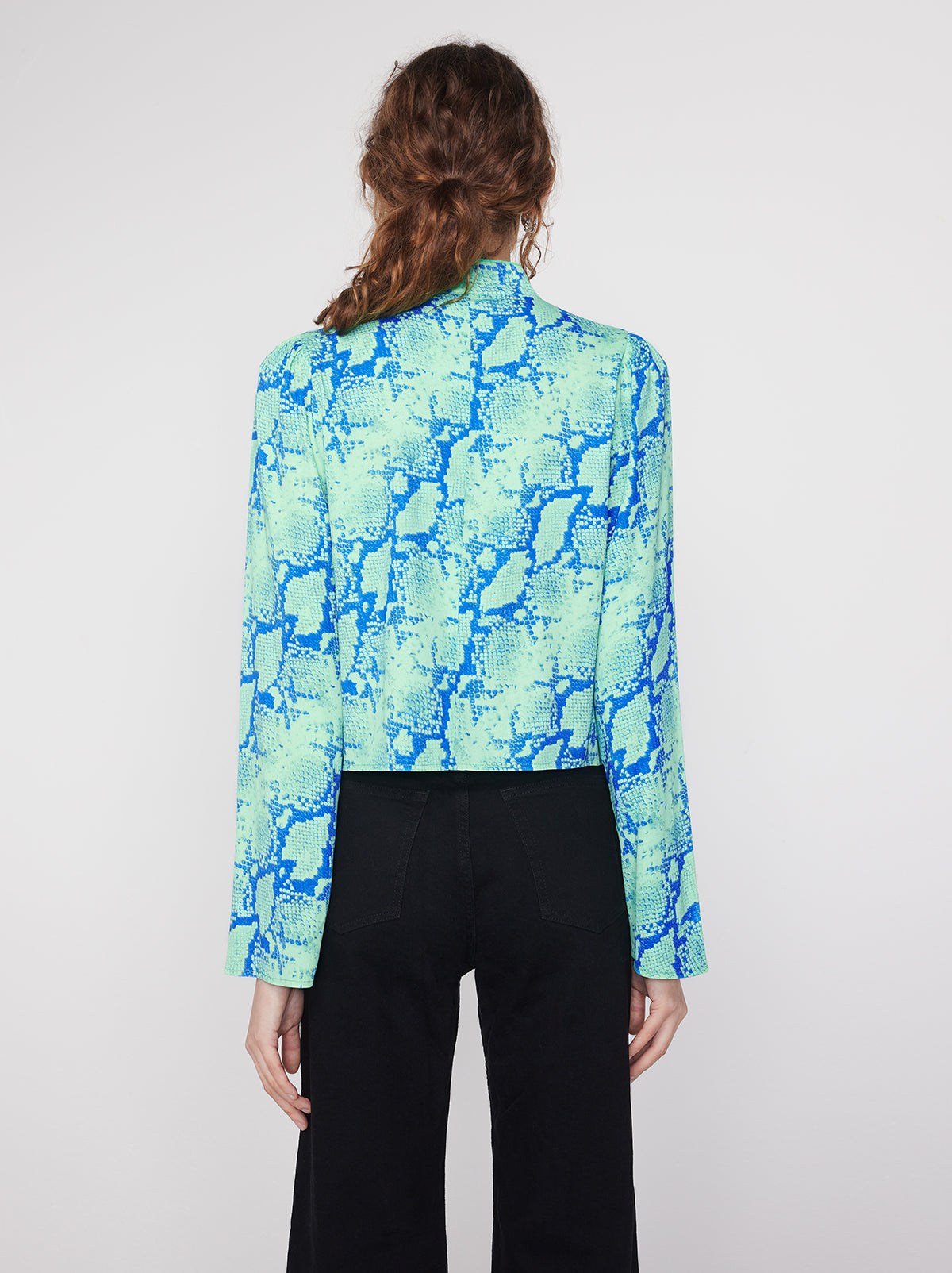 Top snake print hotsell