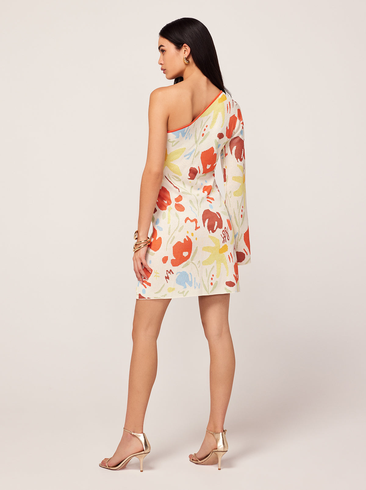 Christy Pastel Floral Knit Mini Dress By KITRI Studio