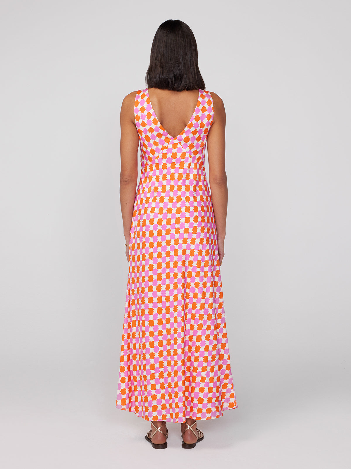 Claire Picnic Check Slip Dress By KITRI Studio