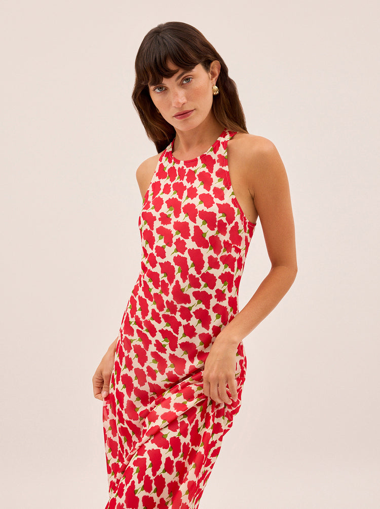 Clarisse Carnation Print Dress By KITRI Studio