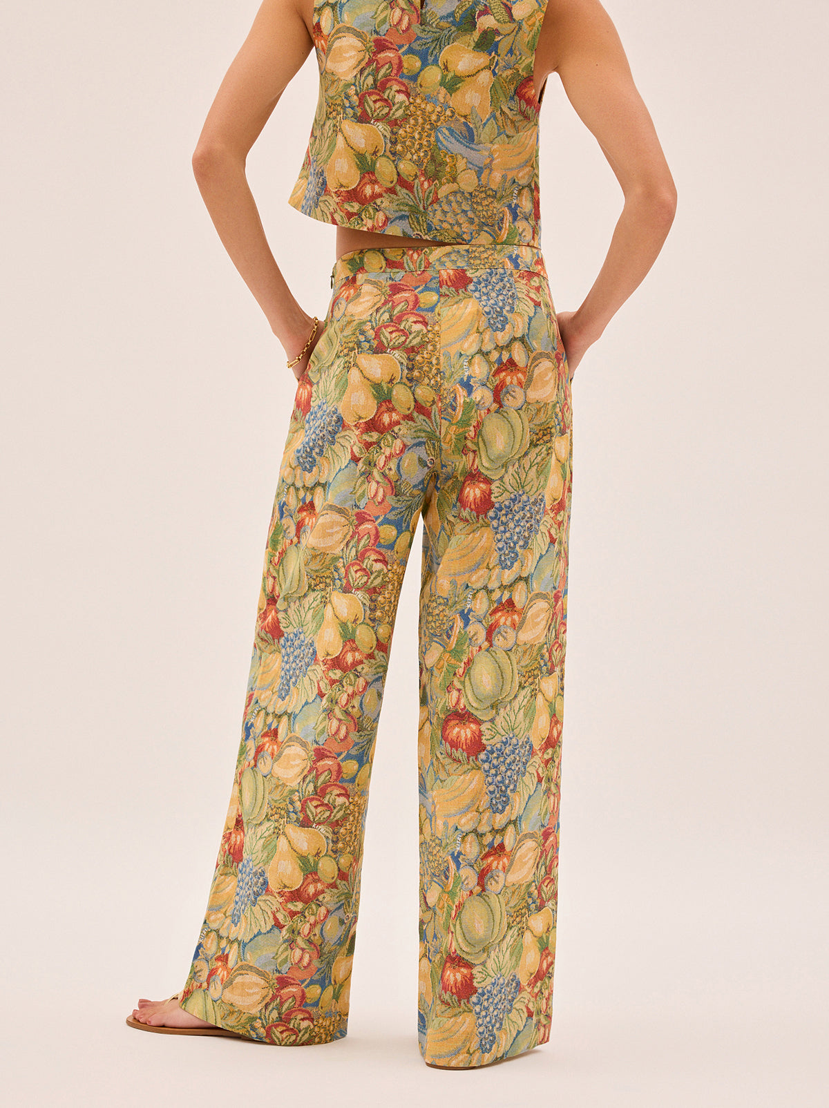 Cosima Fruit Print Trousers By KITRI Studio
