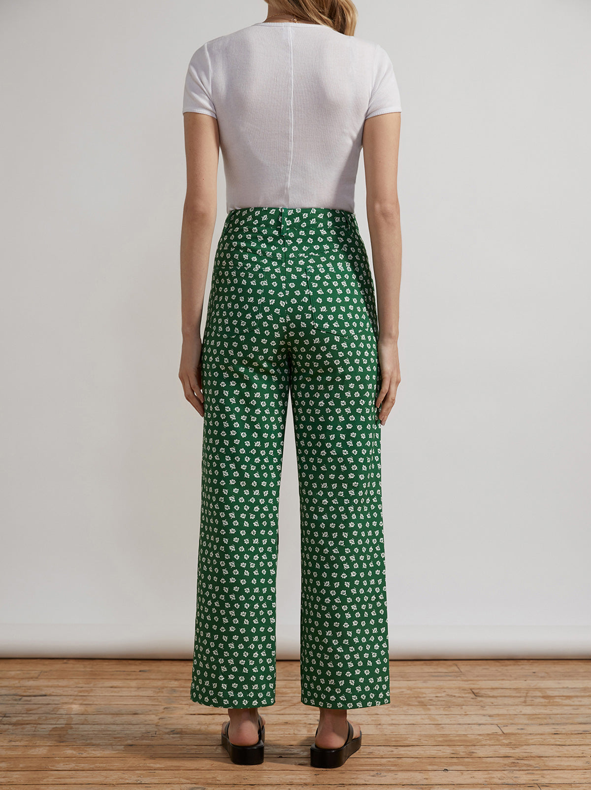 Daniella Green Ditsy Floral Trousers By KITRI Studio