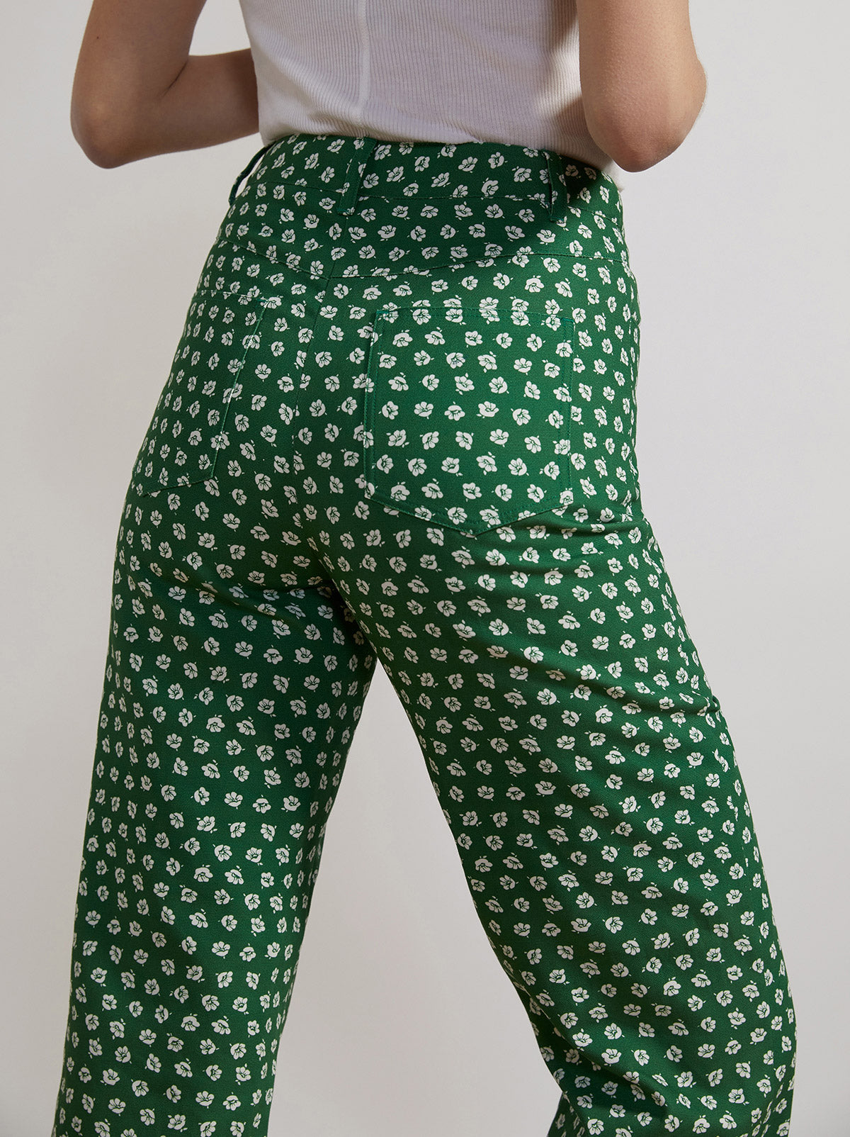 Daniella Green Ditsy Floral Trousers By KITRI Studio