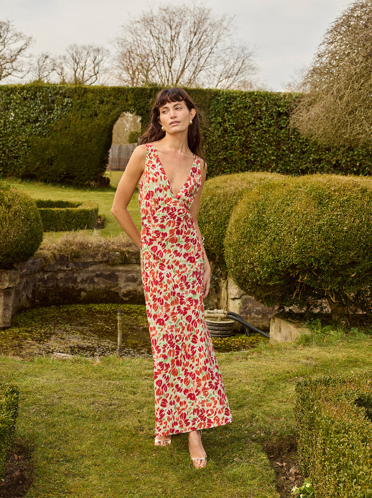 Danna Tulip Print Dress By KITRI Studio