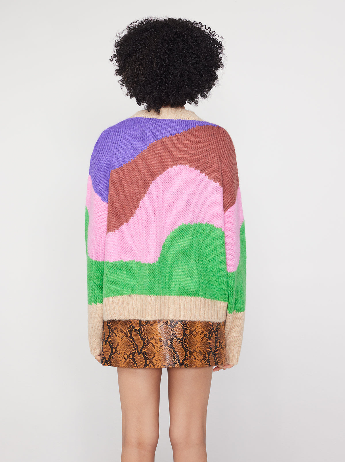 Darina Multi Stripe Intarsia Sweater