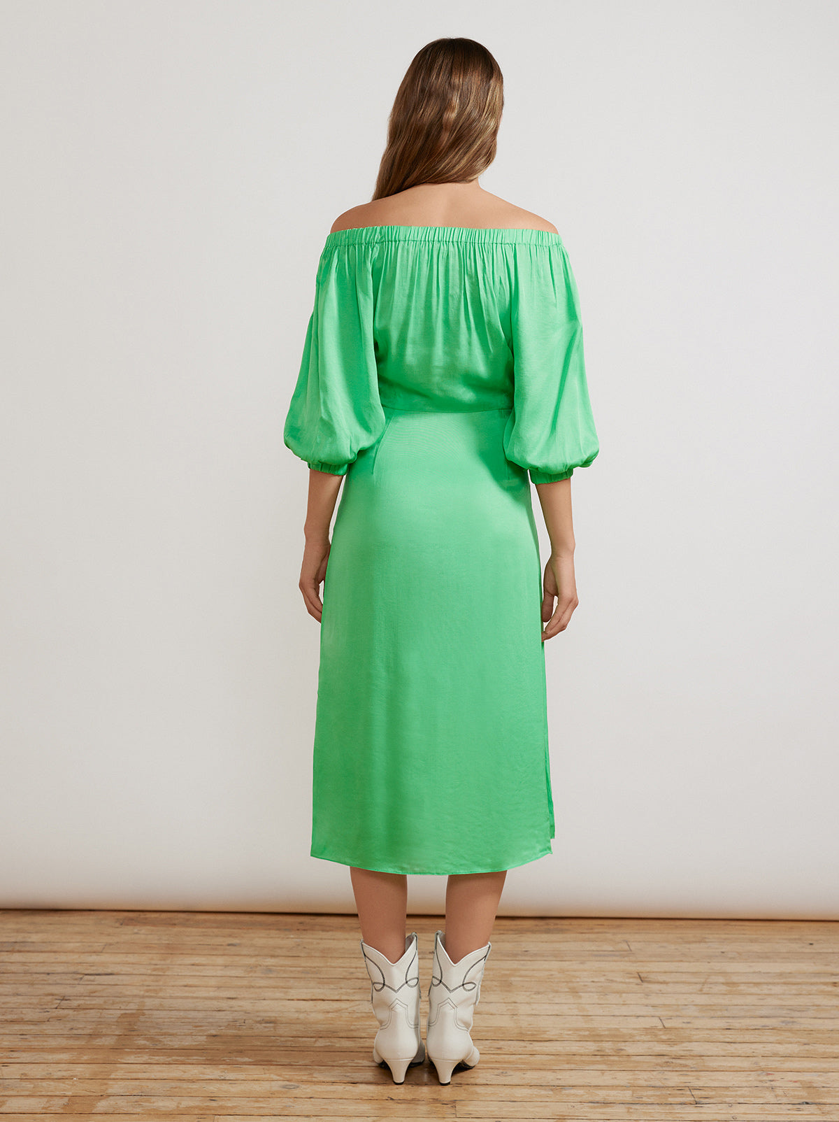 Della Apple Green Dress By KITRI Studio
