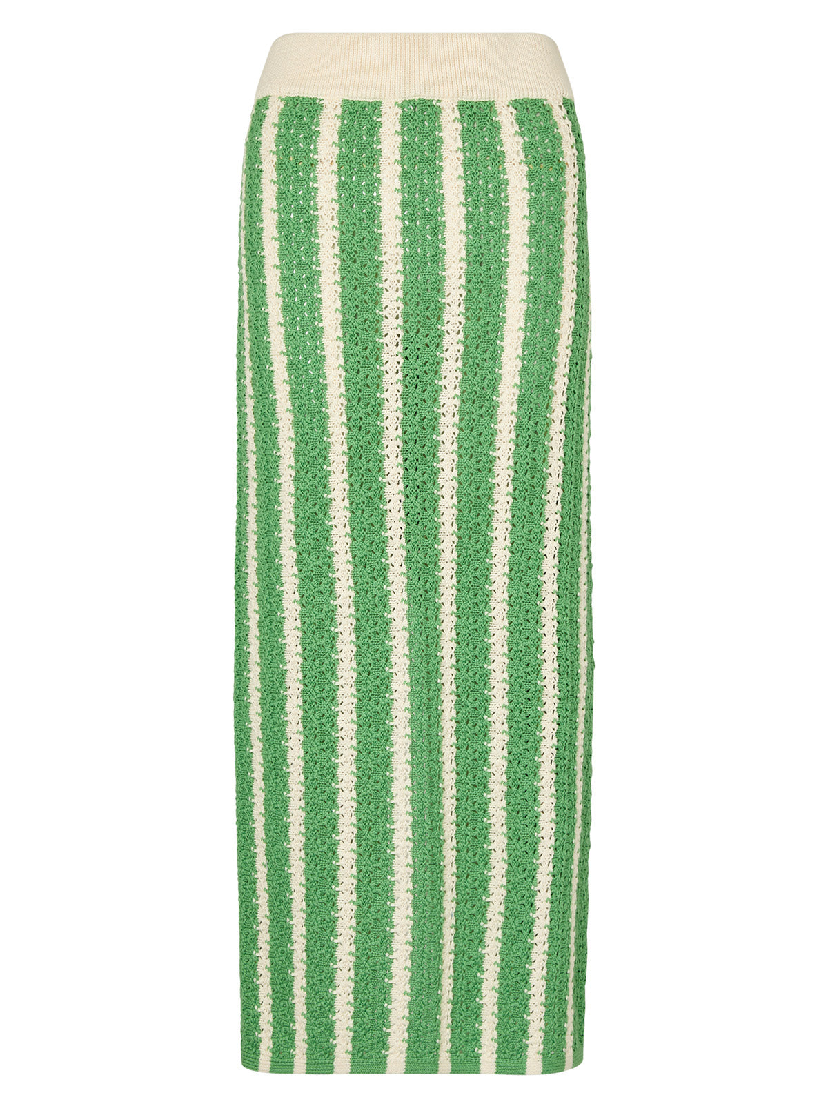 Delphine Green Knit Midi Skirt KITRI Studio