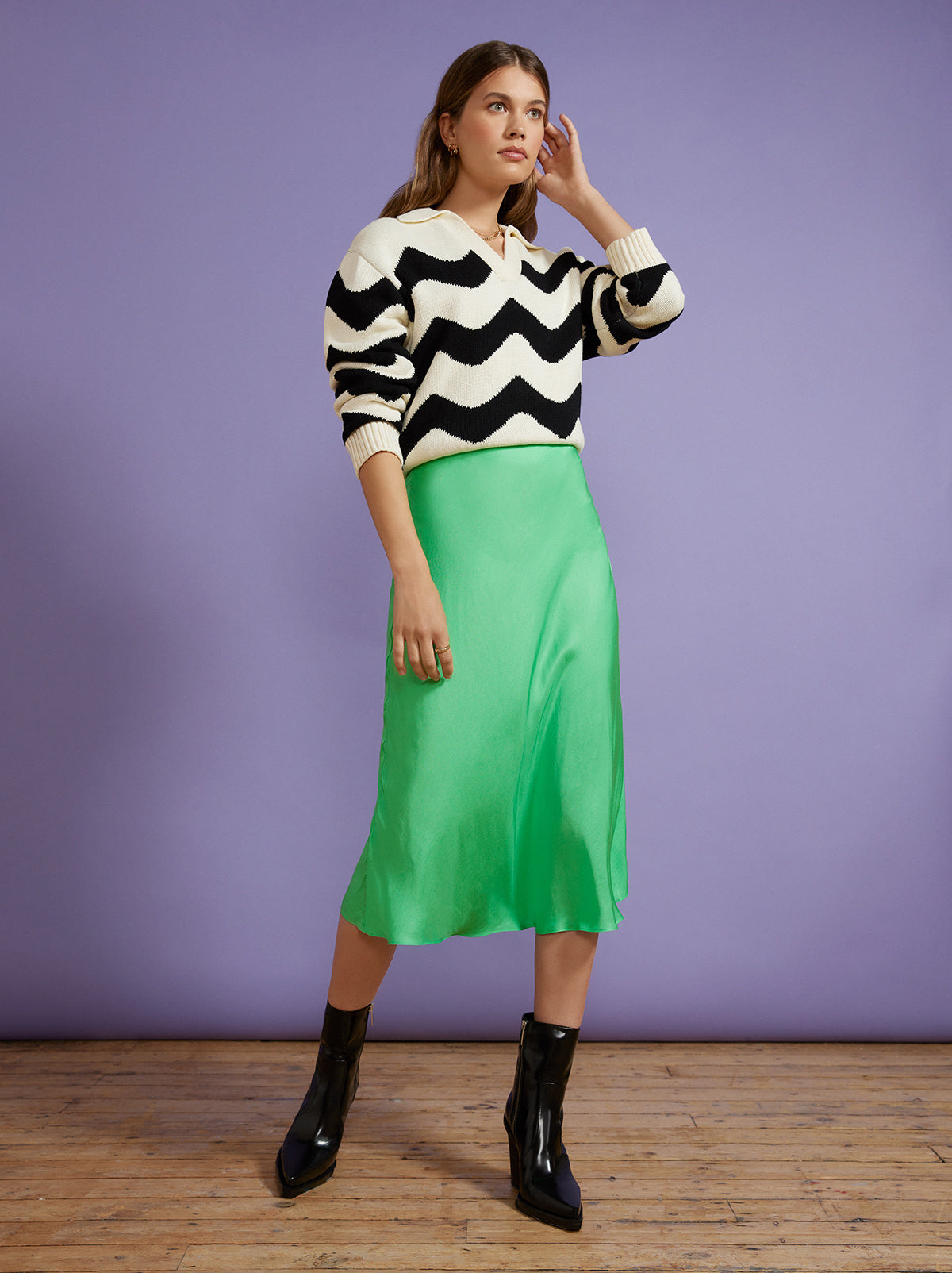 Dylan Apple Green Skirt By KITRI Studio