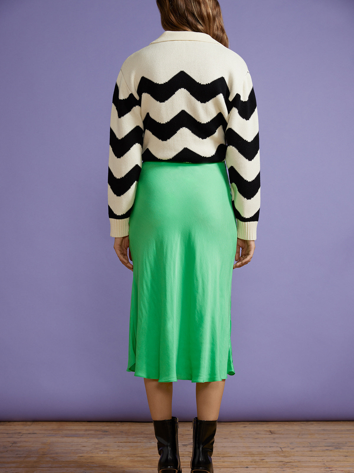 Dylan Apple Green Skirt KITRI Studio