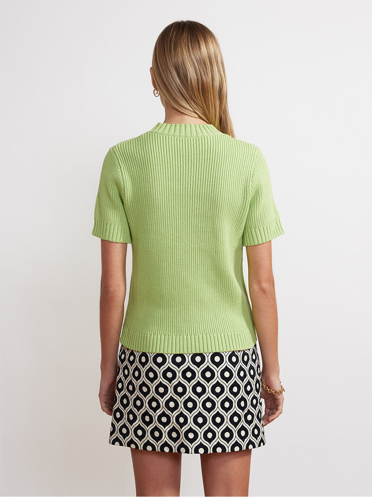 Eden Green Knit Top By KITRI Studio