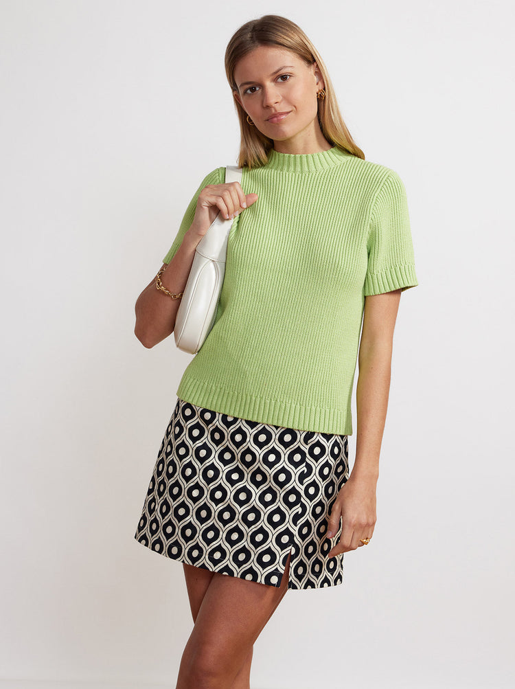 Eden Green Knit Top By KITRI Studio