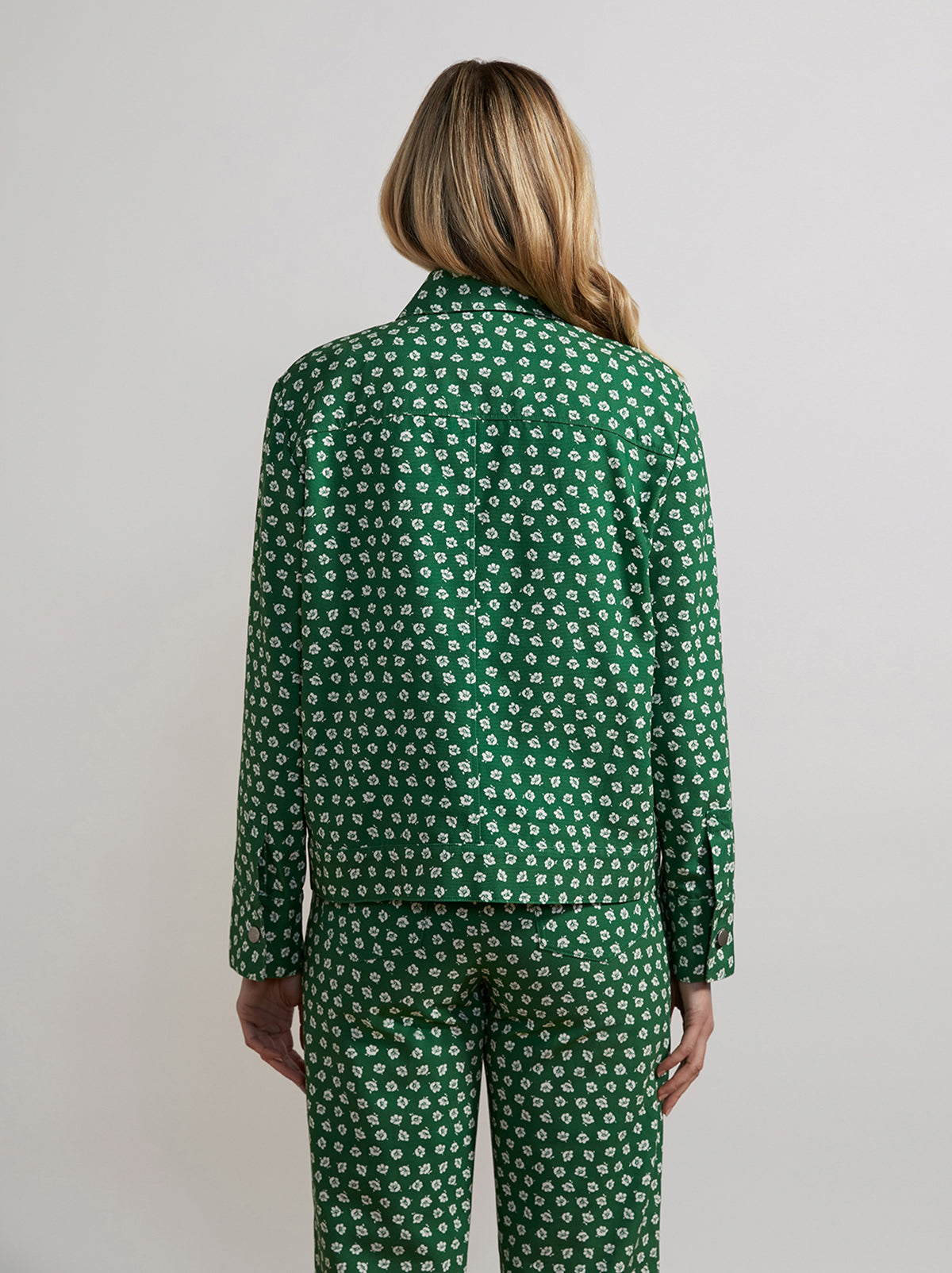 Erico Green Ditsy Floral Jacket By KITRI Studio