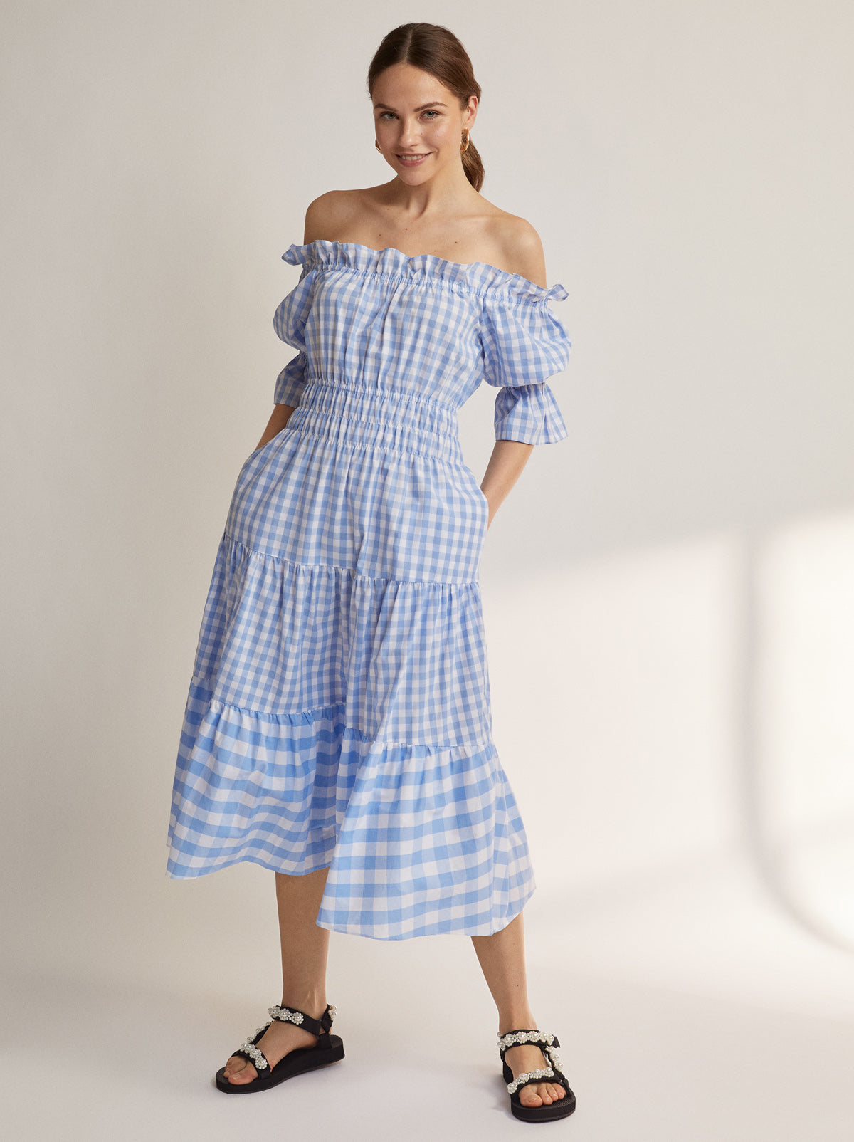 Kitri gingham dress store