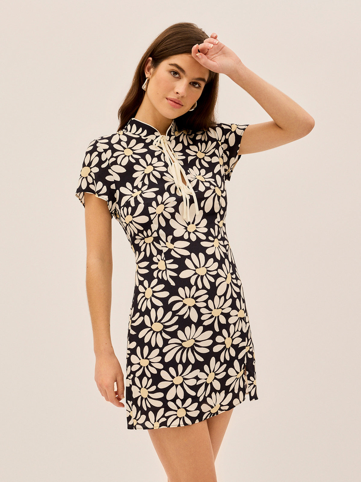 Gretchen Daisy Print Mini Dress By KITRI Studio