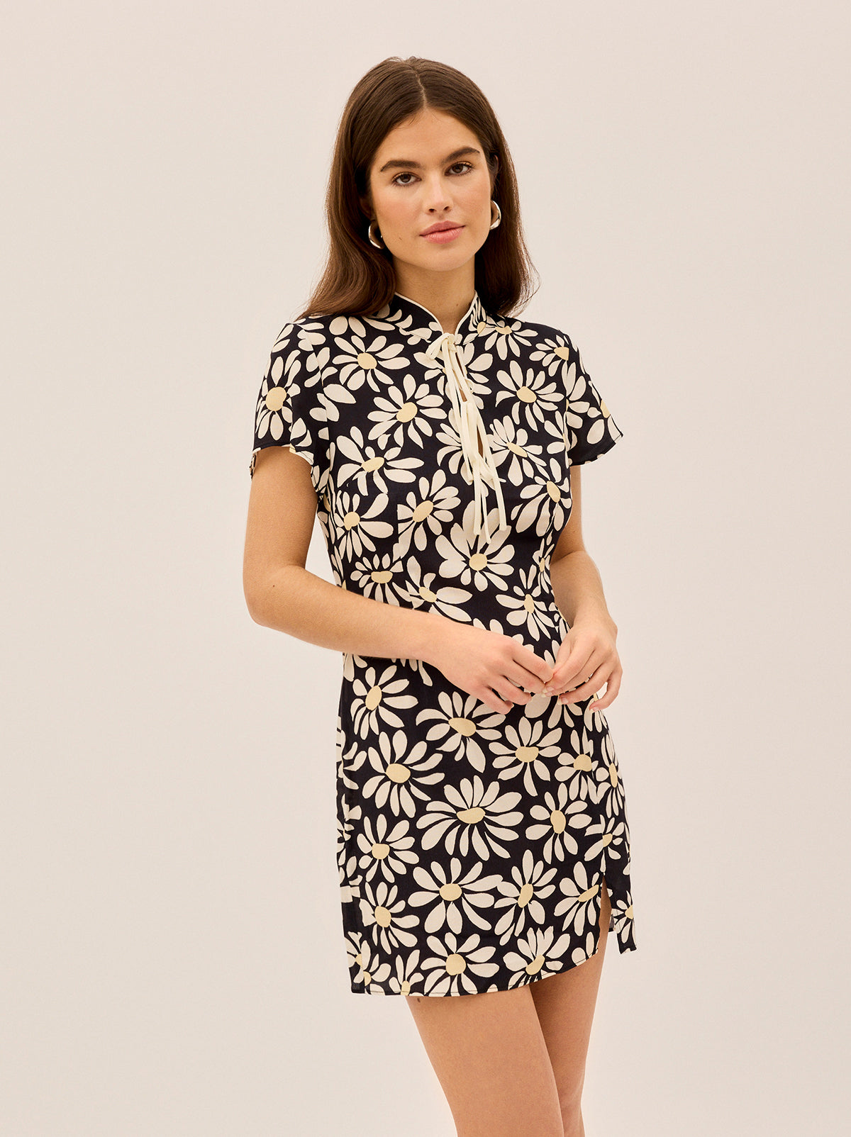 Gretchen Daisy Print Mini Dress By KITRI Studio