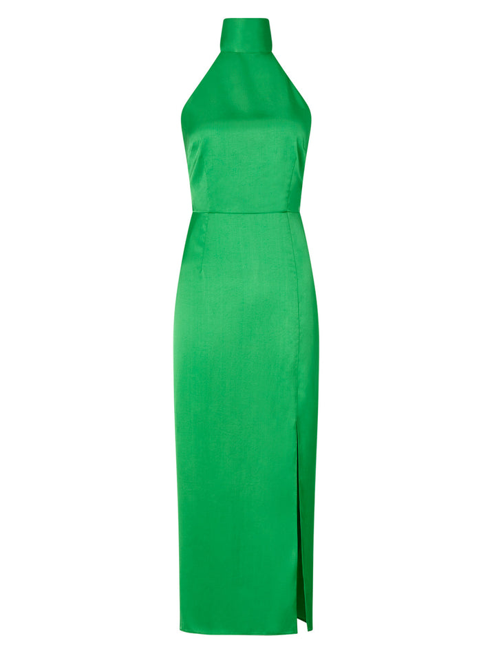 Gwen Green Halterneck Dress | KITRI Studio