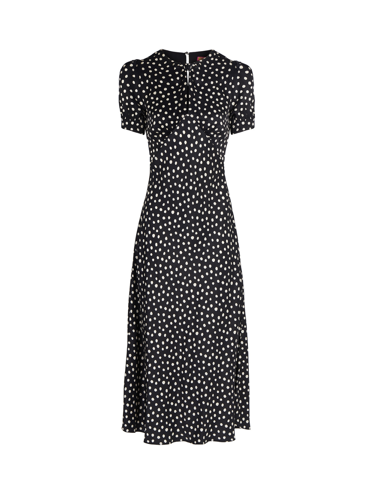 Gwendolyn Black Polka Dot Print Dress | KITRI Studio Gwendolyn Black Polka Dot Print Dress | KITRI Studio