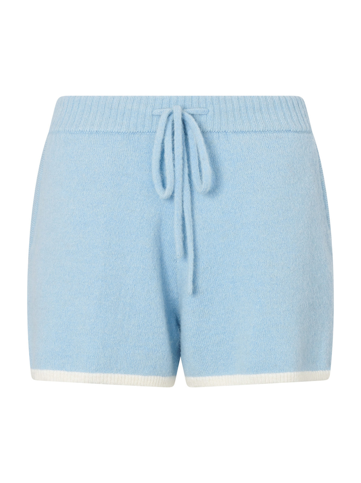 Harriet Blue Alpaca Blend Shorts by KITRI Studio